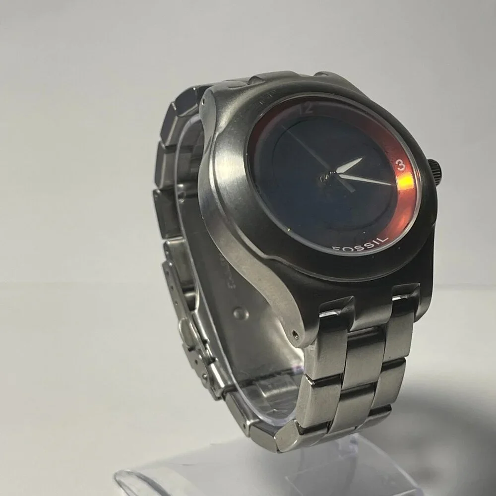 Kansas Jayhawks NCAA Stainless-Steel Kaleido Watch by Fossil NEW (RARE)
